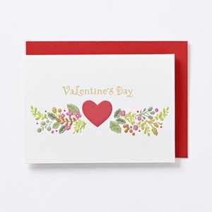 Greeting Card Heart Foil Stamping
