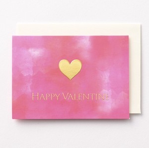 Valentine' MIN CARD Color Foil Stamping Emboss Processing