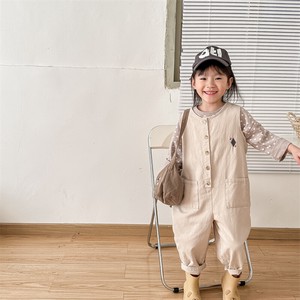 韓国スタイル　カバーオール 繋ぎ オーバーオール 長袖　べビー　新生児　キッズ　子供服
