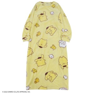 Casual Dress Long Sleeves Sanrio Characters Printed One-piece Dress Pomupomupurin
