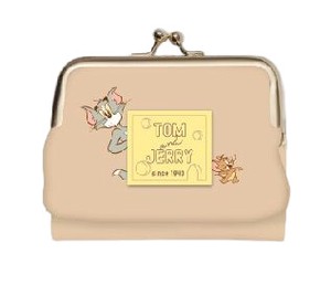 Coin Purse Gamaguchi Tom and Jerry Patch