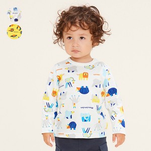 Three Quarter to Long Sleeve Animals Patterned All Over Printed Made in Japan