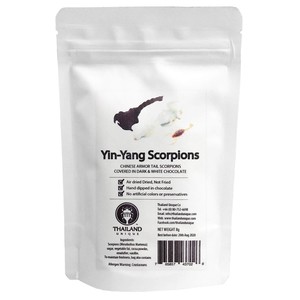 Yin Yang Scorpions 陰陽サソリ(ホワイトチョコサソリ×ブラックチョコサソリ)