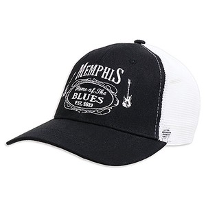 【キャップ】メッシュ Memphis Blues Blk&Wht MSP-CP-M6022