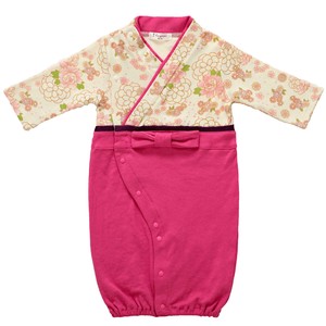 袴風ドレス ロンパース兼用　出産祝い お宮参り 誕生日 初節句 お正月 パーティ 女の子