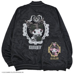 Jacket Baseball Jacket Reversible Kuromi Sanrio My Melody Embroidered