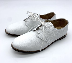 Ladies Plain toe Shoes Leather Shoes White natural 2 3
