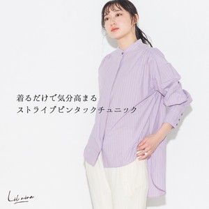 Button Shirt/Blouse Stripe 2023 New