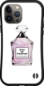 【iPhone対応】 耐衝撃 スマホケース ハイブリッドケース 香水 type1 ピンクパープル