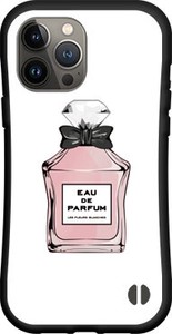 【iPhone対応】 耐衝撃 スマホケース ハイブリッドケース 香水 type2 ピンク