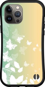 【iPhone対応】 耐衝撃 スマホケース ハイブリッドケース Pastel Butterfly
