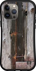 【iPhone対応】 耐衝撃 スマホケース ハイブリッドケース Wood（木目調）type008