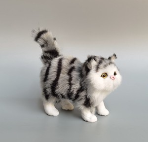 ショーウインドー 置物 動物 置物 家装飾品 猫模型 YMA1551
