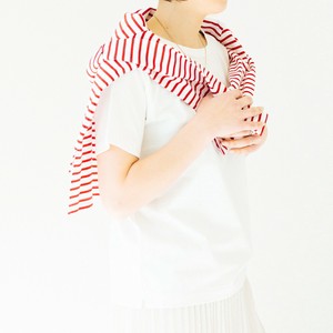 【レディース】日本製　マーセライズコットン天竺 - ラグラン半袖Tシャツ