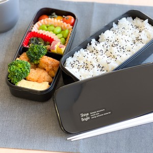 便当盒 2层 抗菌加工 午餐盒 日本制造