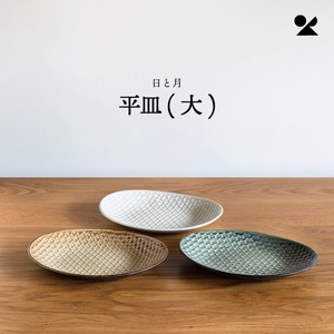 Shigaraki ware Main Plate L size Made in Japan