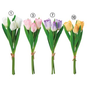 【asca】【アスカ商会】チューリップバンチ（1束3本）　4色　造花