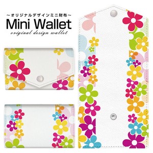 コンパクトだけど大容量 豊富なデザインから選べるミニ財布 FLOWER LINE
