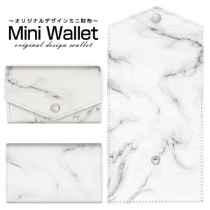 コンパクトだけど大容量 豊富なデザインから選べるミニ財布 Marble(type001)