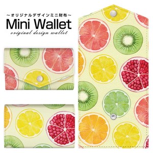 コンパクトだけど大容量 豊富なデザインから選べるミニ財布 Fruit Store