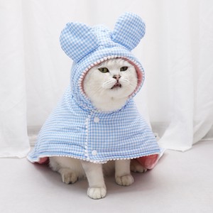 ボア 暖かい ブランケット　ネコ　犬の服　ペット服　ドッグウェア