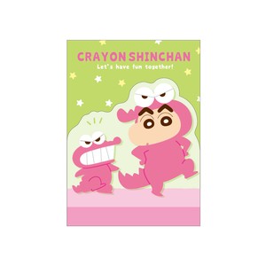T'S FACTORY Memo Pad Crayon Shin-chan Mini Die-cut Memo