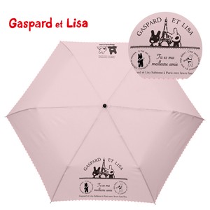 ◆2023新作◆【リサとガスパール】1級遮光晴雨兼用傘パリのリサ＆ガスパール☆晴雨兼用・折り畳み傘☆