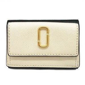 Mark Jacobs Wallet Ladies Compact Wallet 3 9 7 3 6 WHITE MULTI