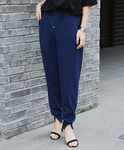 Full-Length Pants Slit Georgette