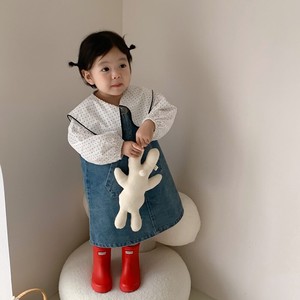 Korea Style Denim Suspender Skirt Baby Newborn Kids Children's Clothing