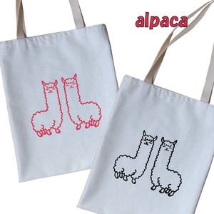 Alpaca Canvas Tote Bag Made in Japan