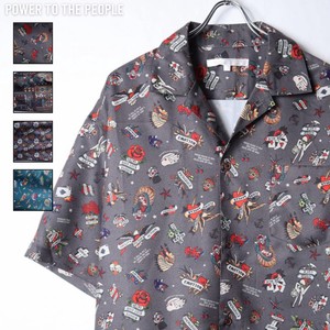 Button-Up Shirt Printed Unisex
