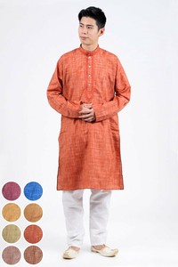 Each Color Dhangarhi Fabric Pajama Set India Men Nation Costume