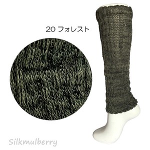 保暖袜套 丝绸 2种方法 40cm 日本制造