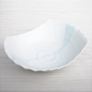 大餐盘/中餐盘 有田烧 小碗 蓝色 日式餐具 波纹 日本制造
