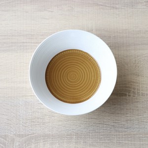Hasami ware Main Dish Bowl Caramel 16cm Made in Japan