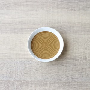 Hasami ware Small Plate Caramel 12cm Made in Japan