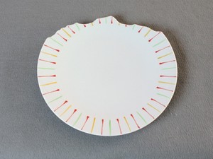 Main Plate White Arita ware 20cm Made in Japan