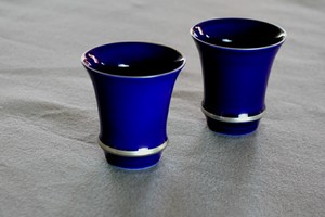 匠の蔵 ぐい呑 瑠璃 ルリ 1ヶ 日本酒 酒 [日本製/有田焼/酒器]