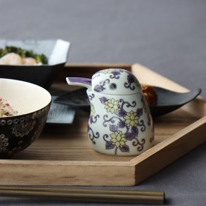 调味料/调料容器 陶器 有田烧 紫色 日本制造