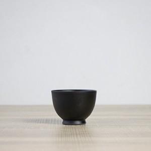 黒マット 湯呑 コップ カップ 約150ml [日本製/有田焼/茶器]