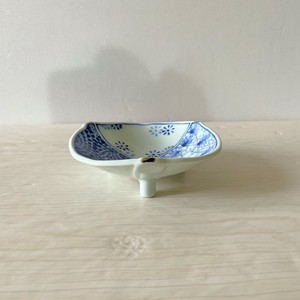 たこ唐草楕円皿  洋食器 取り皿 深皿 [日本製/有田焼/皿]