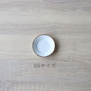 渕サビしのぎ皿プレート  SSサイズ 白 ホワイト 皓洋窯 [日本製/有田焼/皿]