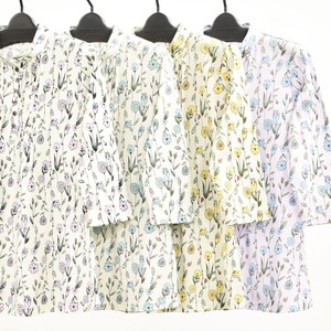T-shirt Tunic Floral Pattern Made in Japan