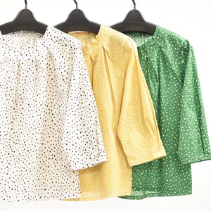 T-shirt/Tee Pullover Printed Polka Dot Made in Japan