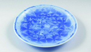 花結晶（青）銘々皿
