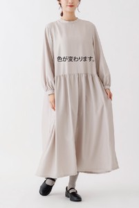 Casual Dress Satin Waist One-piece Dress Switching Vintage 2023 New