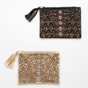 Pouch Embroidered M