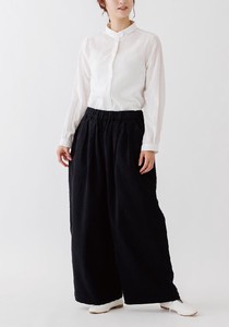 Full-Length Pant Twill Spring/Summer Cotton Wide Pants