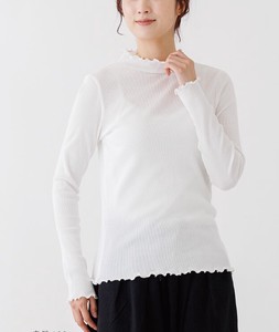 T-shirt Long Sleeves Spring/Summer High-Neck Cut-and-sew